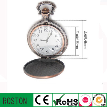 Reloj con llave de bolsillo de aleación de zinc